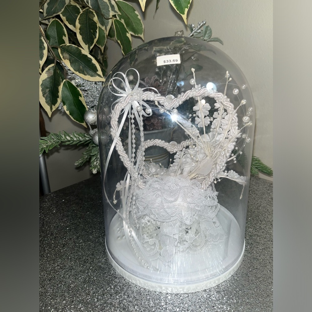 Laura Lees Decortive Heart Wedding Cake Topper - Picture 5 of 15